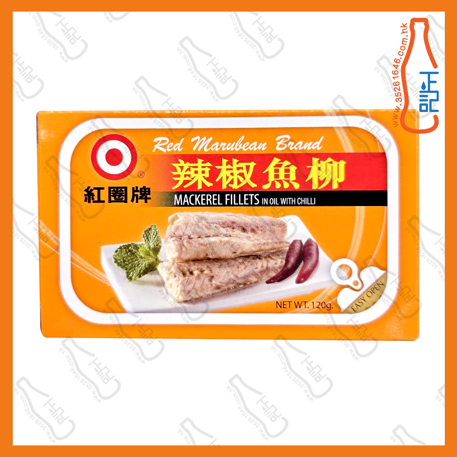 ==紅圈牌 辣椒魚柳 120g /盒