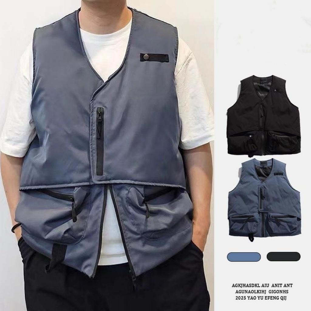 情侶山系背心外套