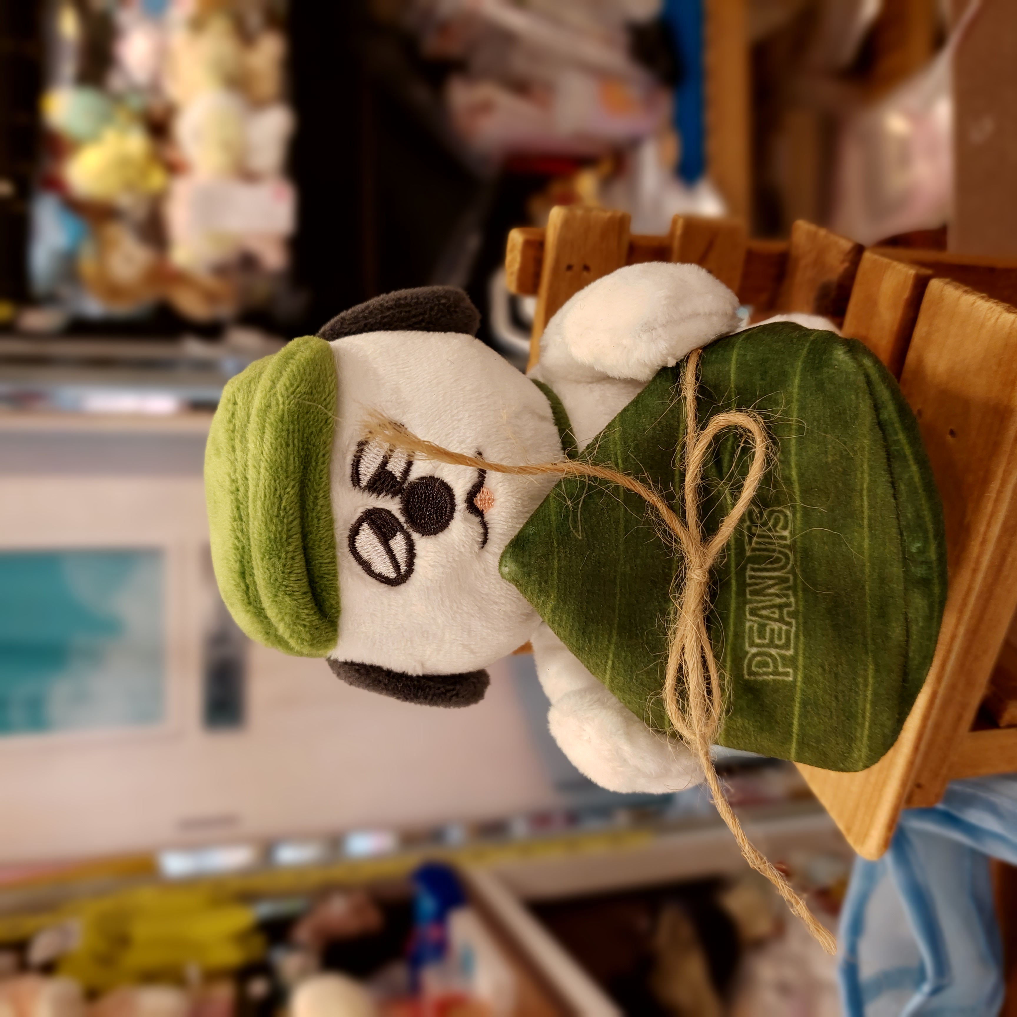台灣限定 Peanuts Snoopy 史路比 Olaf 收納公仔環保袋 