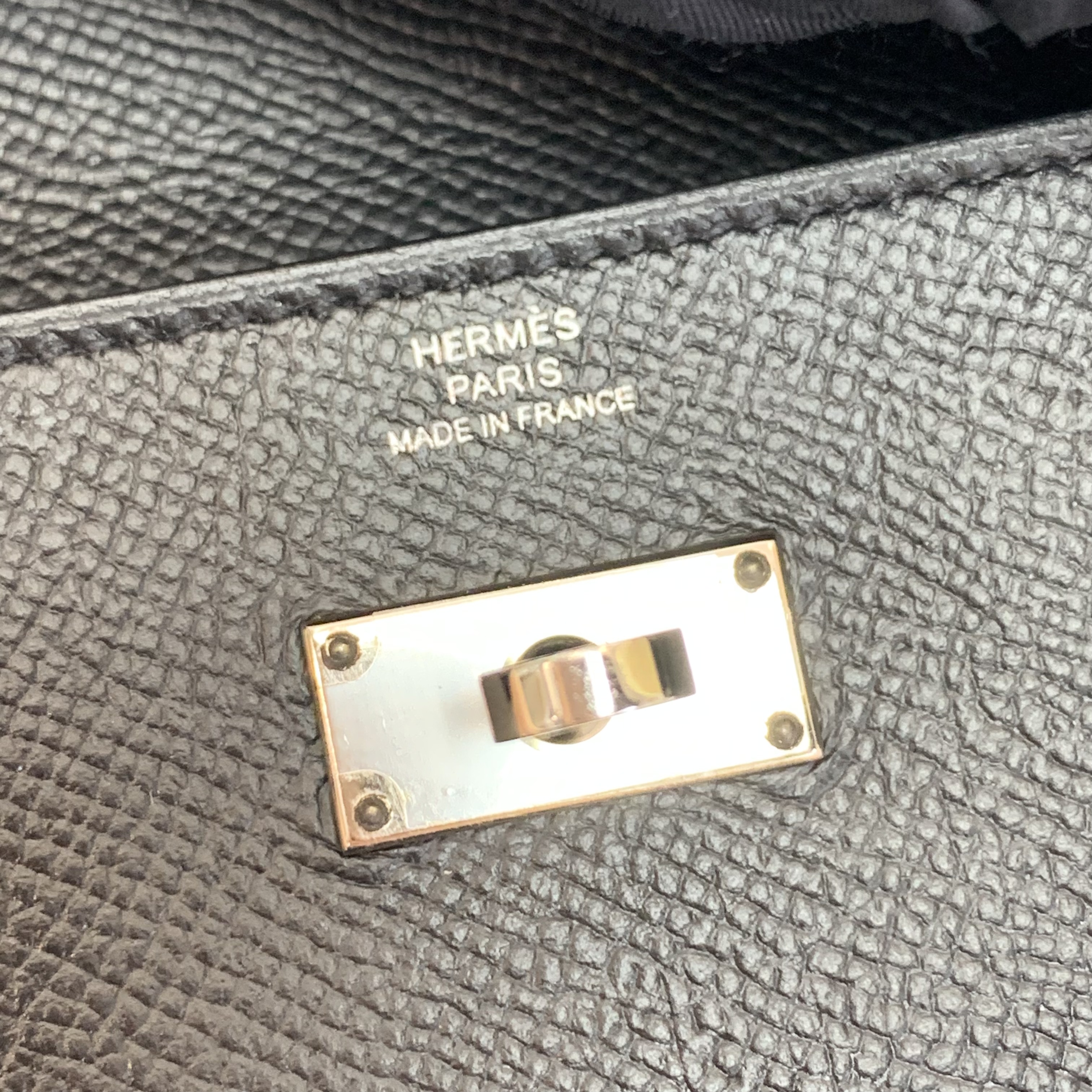 熱門配色Hermes Kelly to go 黑色銀扣 epsom皮