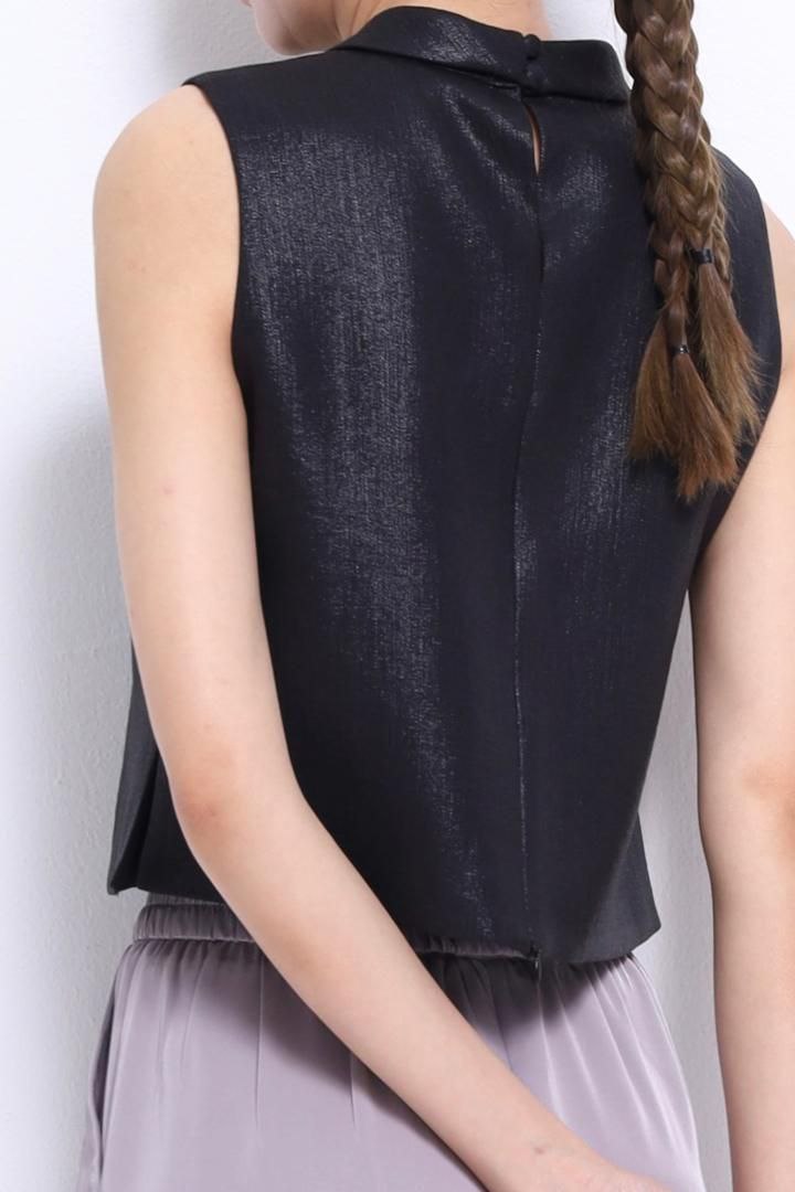 高领无袖上衣 2623