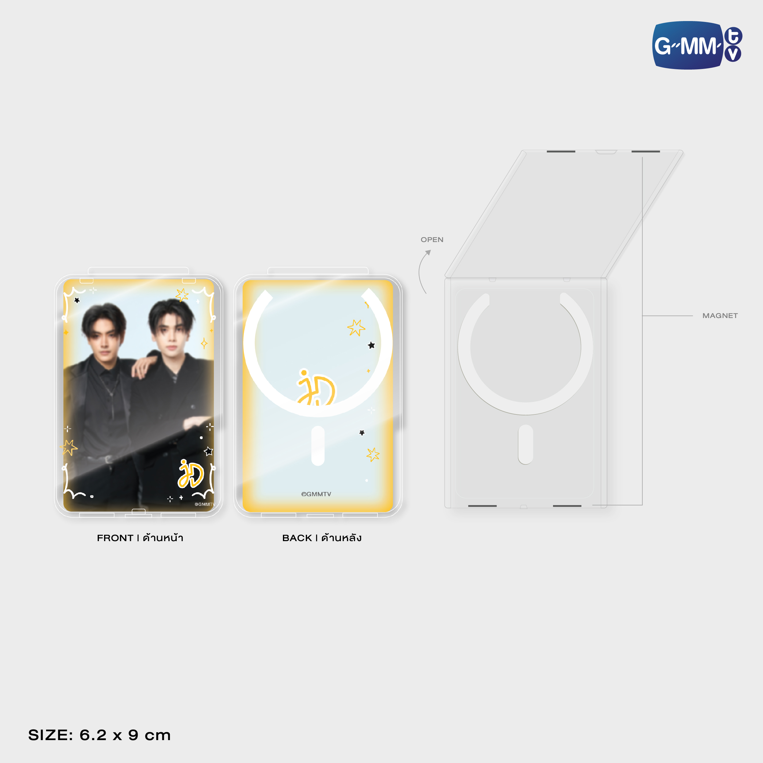 JOONGDUNK ACRYLIC MAGNETIC CARD HOLDER | TAIPEI POP UP STORE JUN 2026