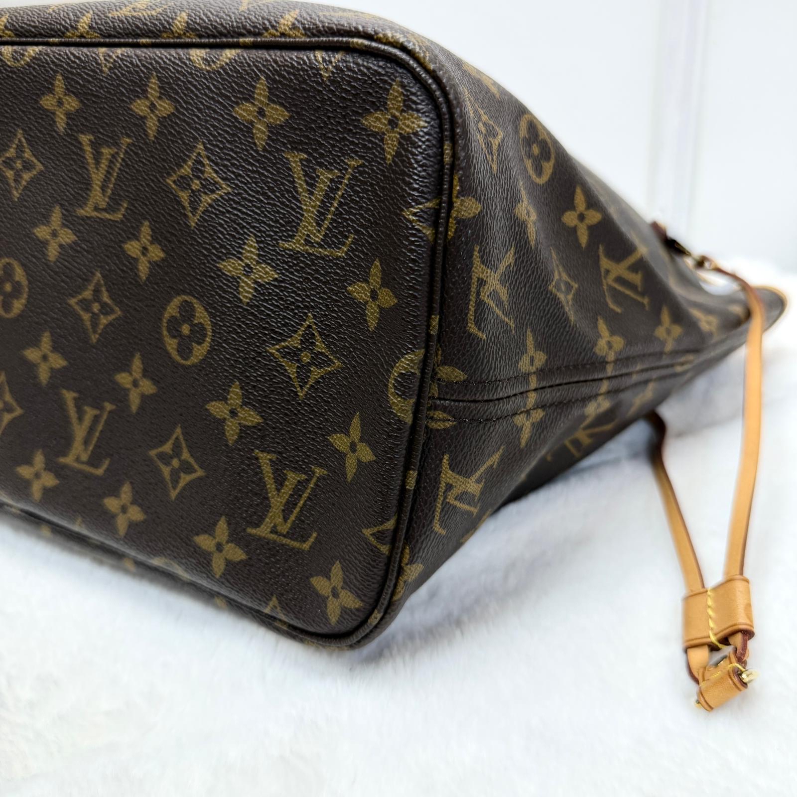 超抵價‼️經典中古老花LV Neverfull M'm