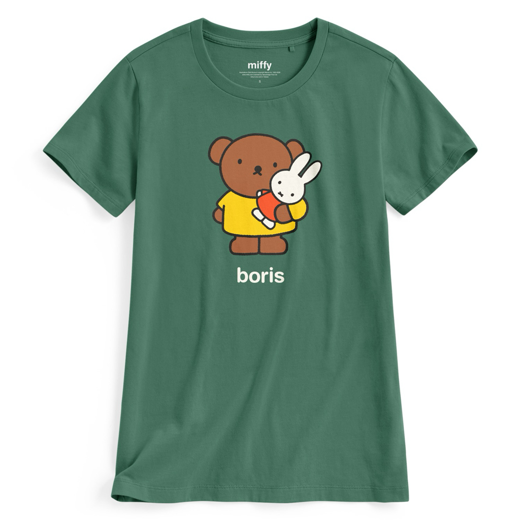 💚預訂 台灣直送💚Miffy兩色印花成人女裝親子款純棉短袖T恤