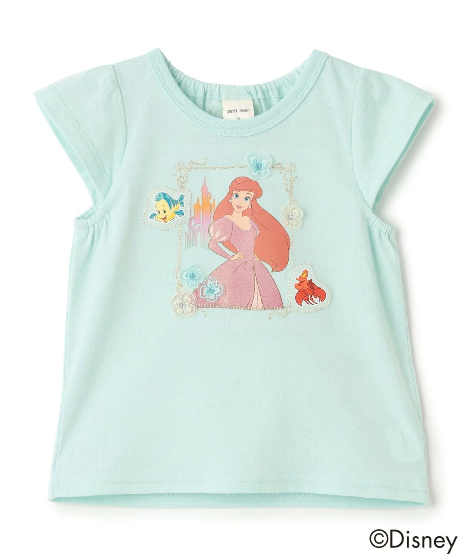🆕【⭐訂購⭐】🌀🇯🇵 日本直送🇯🇵 #DisneyPrincess 立體花朵 貼花 刺繡 荷葉邊 短袖tee［5款選］🌀 [ELEA-0205][260623]