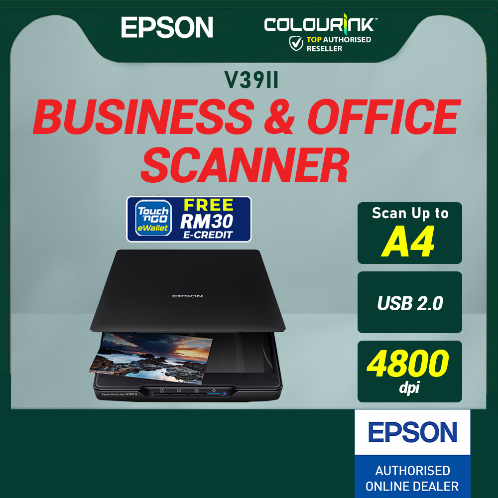 Epson V39II ES50 ES60W ESC380W Scanner Copy Pdf Micro Usb A4 Photo & Document Scan Home Office ADS-2400N ES-C580W