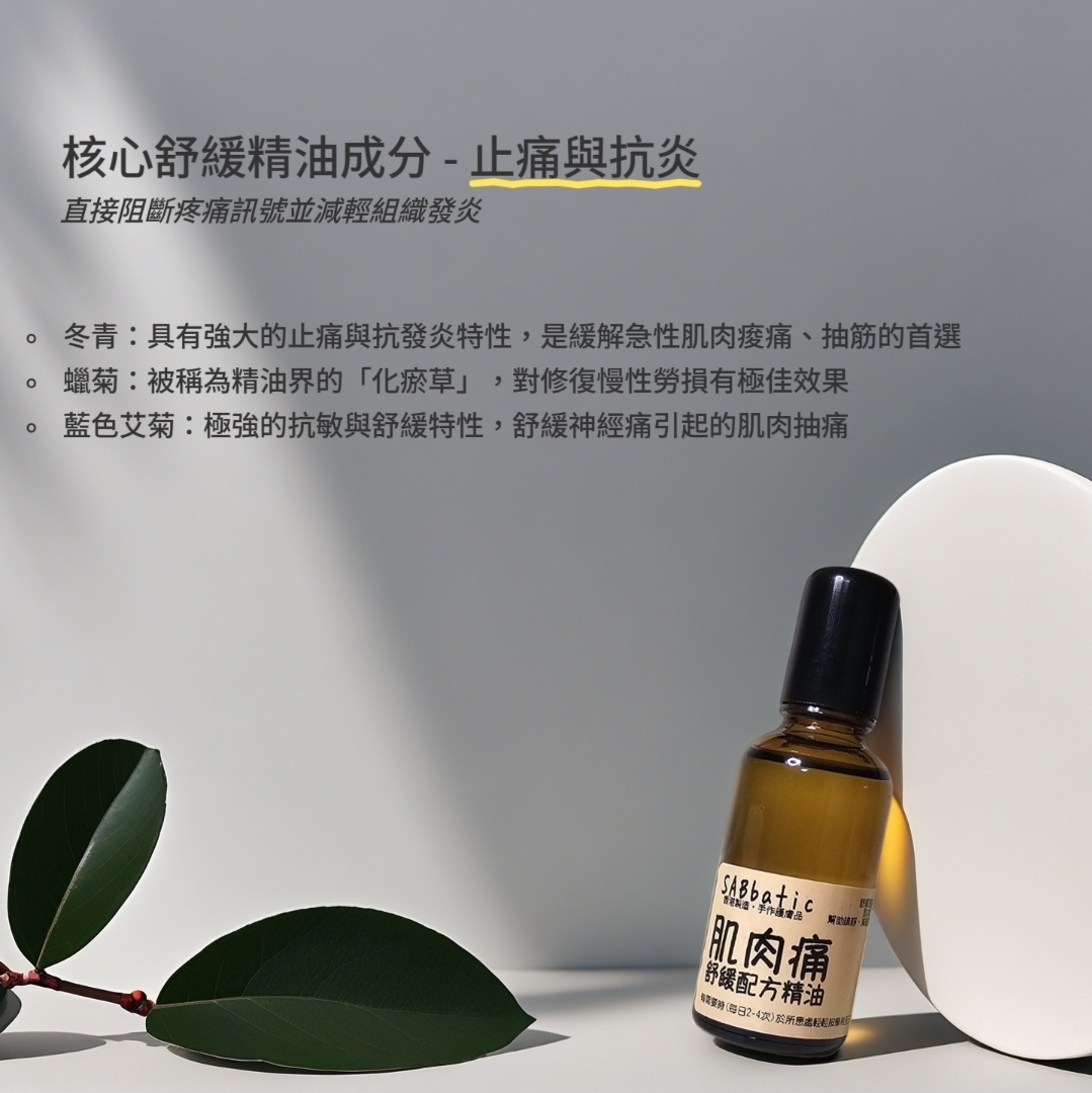 肌肉痛·舒緩配方精油