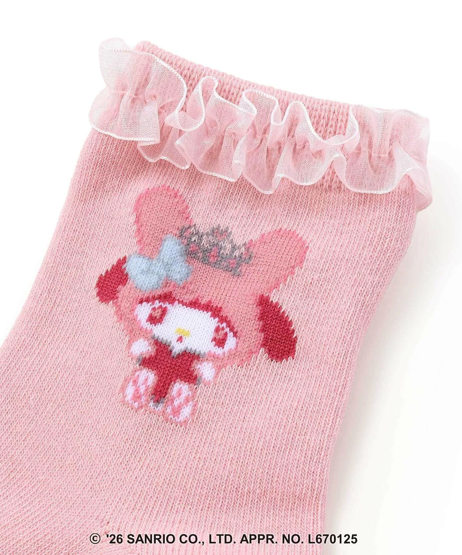 🆕【⭐訂購⭐】🌀 🇯🇵 日本直送 #Sanrio 皇冠荷葉邊短襪［4款選］🌀 [ELJA-0207][261123]