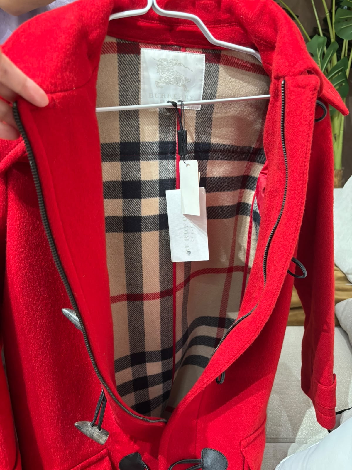 未使用品 Burberry jacket 100% Wool Kids Jacket  100%羊毛童裝外套碼12Y碼 100%Authentic, unused 未使用品