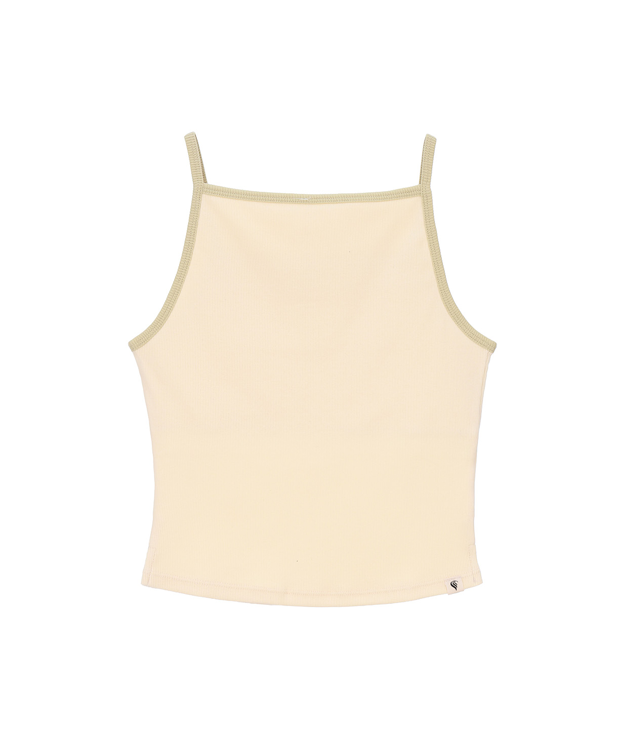 預購_Cap-embedded color cropped sleevelesss by Conch