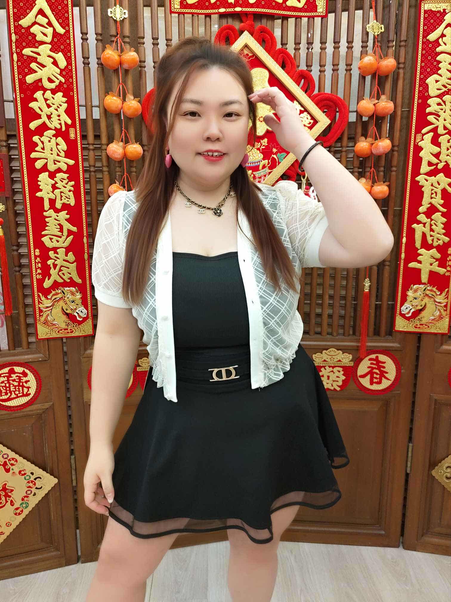 DBD11 TW#3569 格纹网纱短袖外套