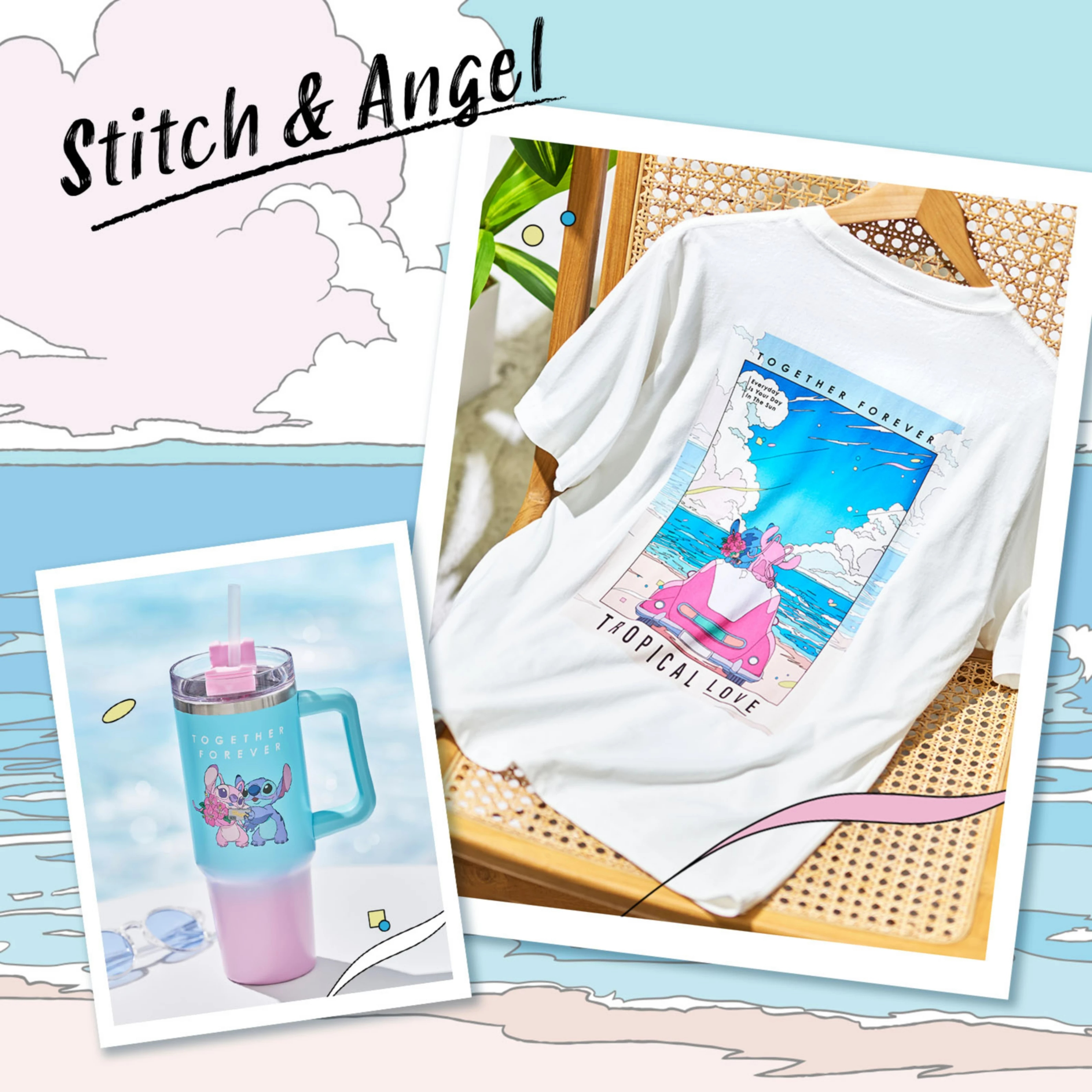🌸 【預訂】Charm - STITCH ＆ ANGEL