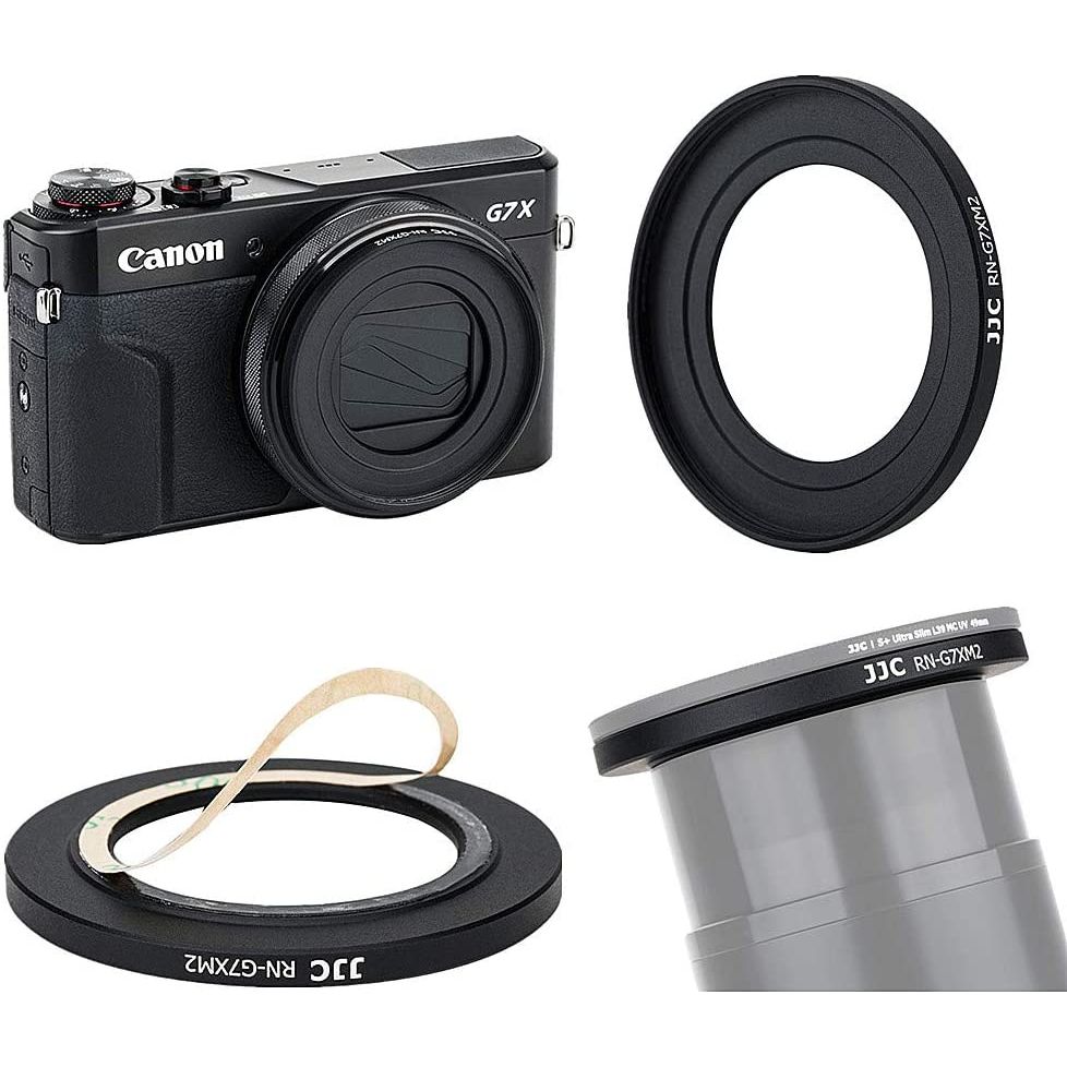 JJC Filter Adapter & Lens Cap Kit for Canon PowerShot G5X, G7X