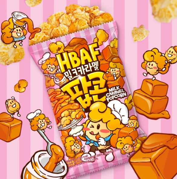 HBAF - 韓國 爆谷 (牛奶焦糖味-0283) 80g