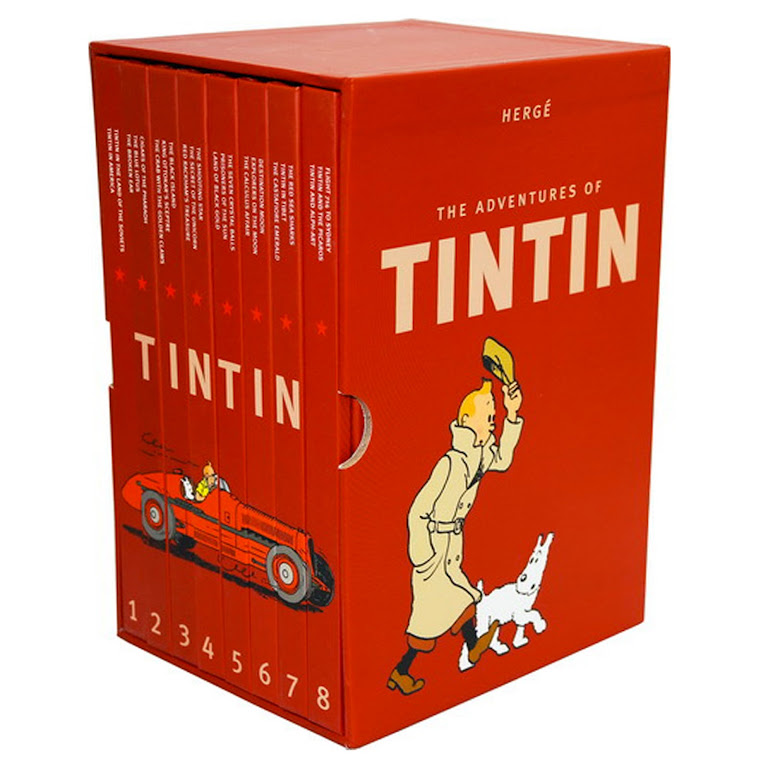 The Adventures Of TINTIN 丁丁歷險記｜8 books