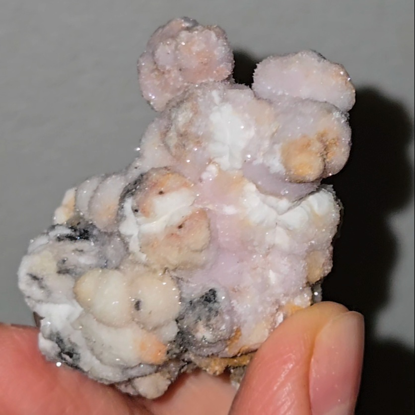 Lavender popcorn selenite from China - SEL42