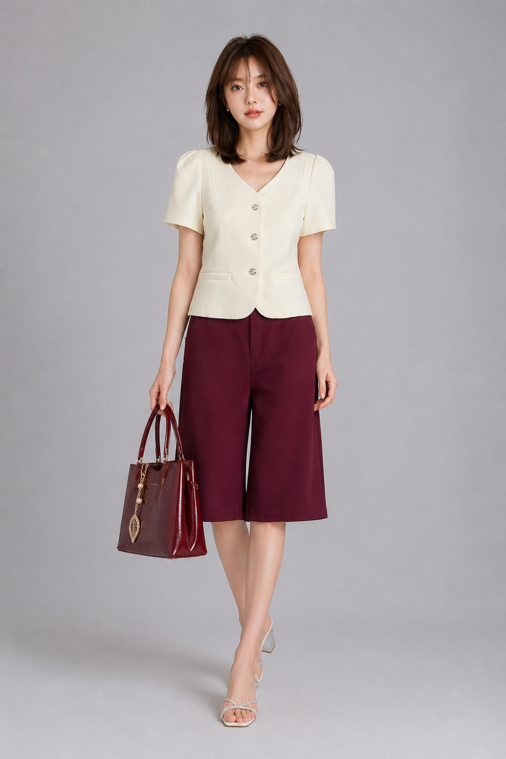 266096 Emerald Grace Tailored Blouse