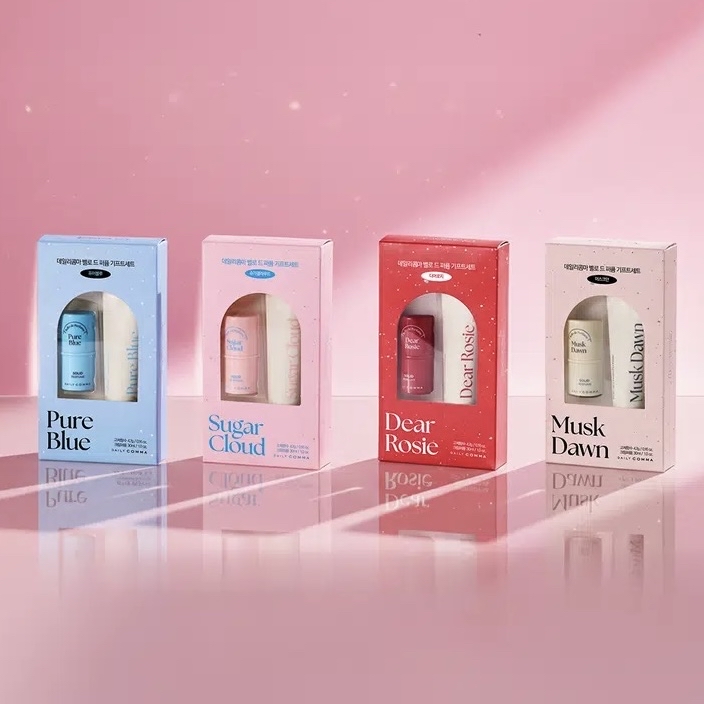 🇰🇷韓國Daily Comma Perfume 限定禮盒 （固體香水棒4.7g + 膏狀香水管30ml）