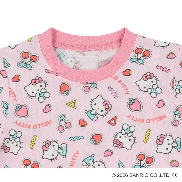 🇯🇵預訂 日本直送🇯🇵清爽材質Hello Kitty滿印包腹短袖家居服上下套裝