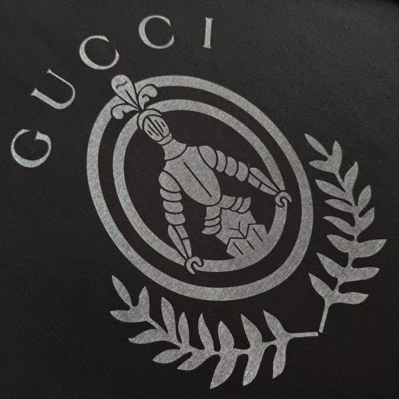 【原單】GUCCI 印花棉質針織短袖Tee