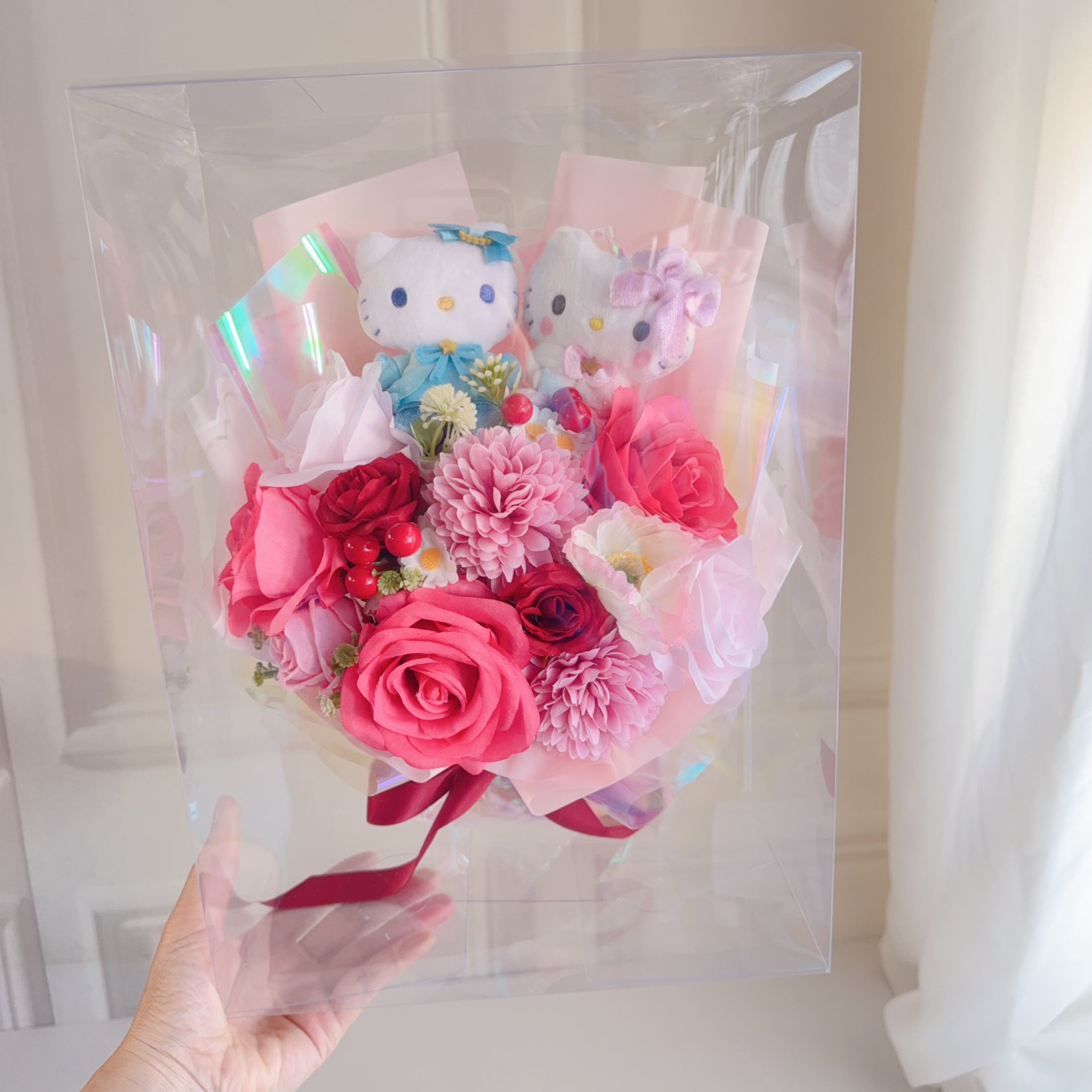 (現貨)💖 Hello Kitty 夢幻花束💖正版日本景品公仔