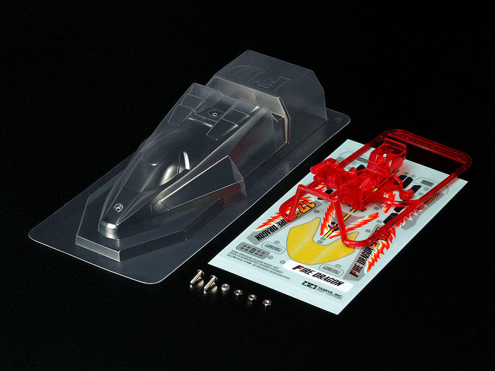 FIRE DRAGON CLEAR BODY SET (POLYCARBONATE)