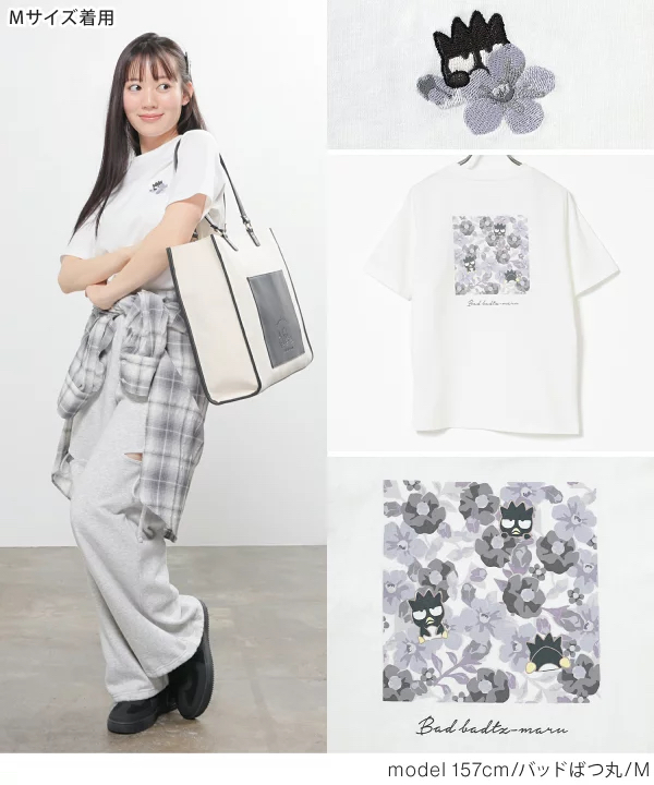 日本預訂📍日本Sanrio色彩花花圖案短袖Tee