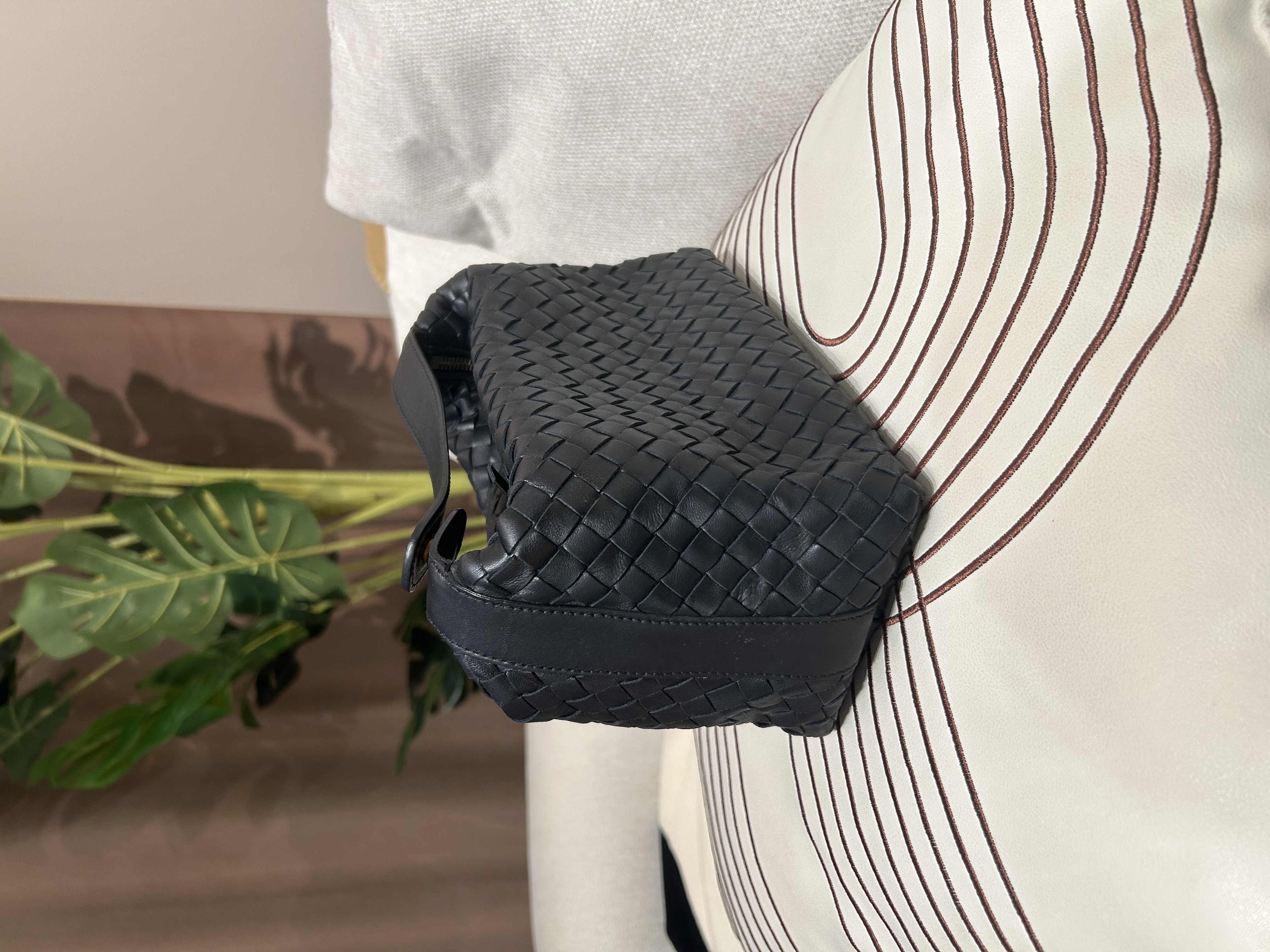 Bottega Veneta BV hobo Black Lambskin bag 100%Authentic,90%new✅dust bag