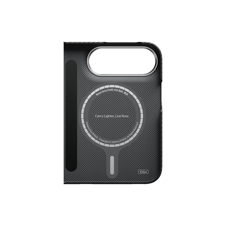 PITAKA iPhone Duo Edge Case (PitaTap™) (Back Cover only)