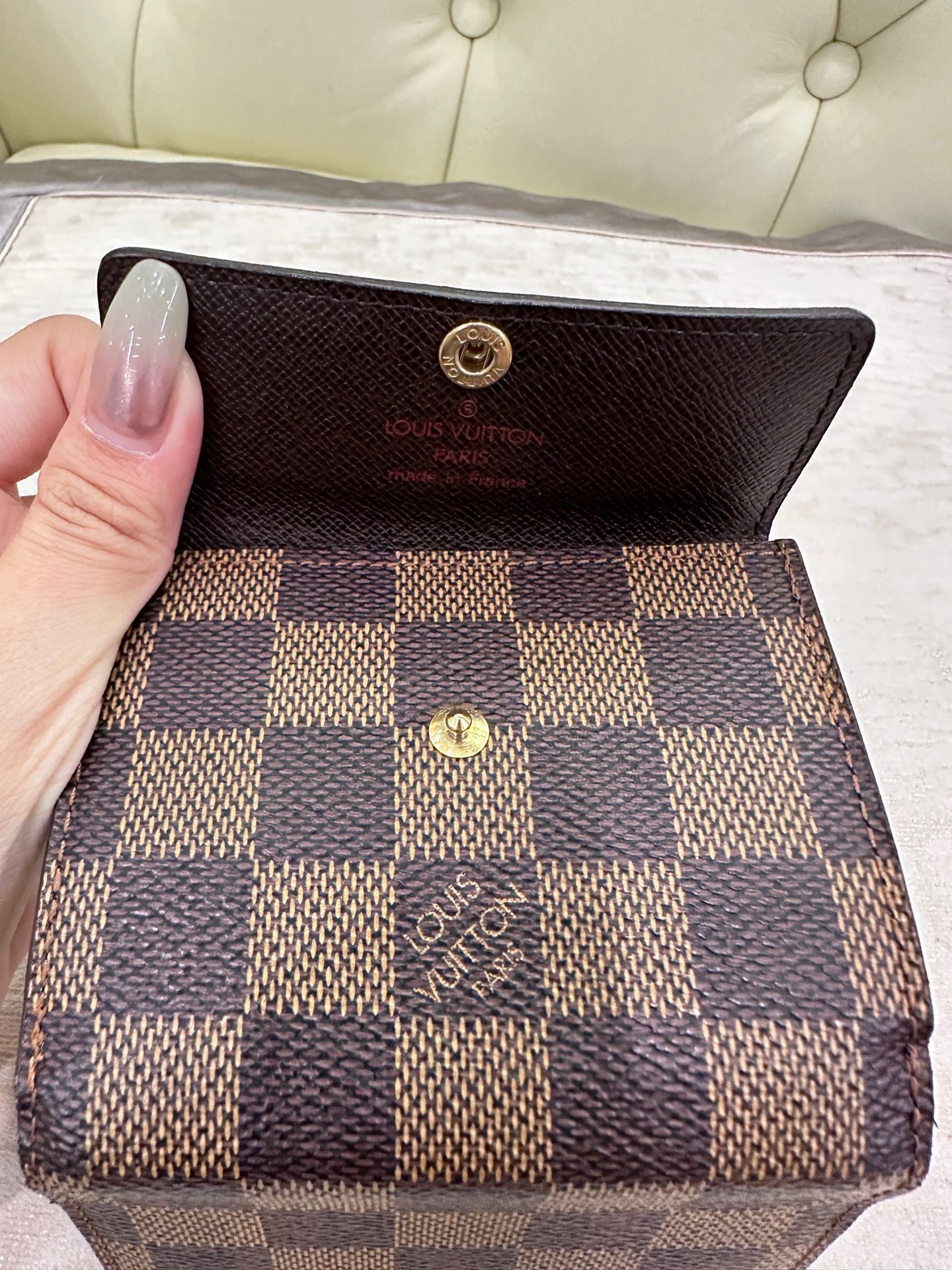 【預訂貨品】LV棋盤格卡包 