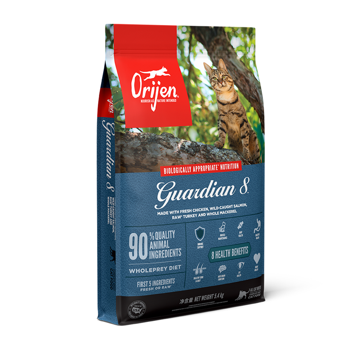 Orijen 渴望 無穀物全貓糧 八大守護配方（1.8Kg / 4.5Kg）