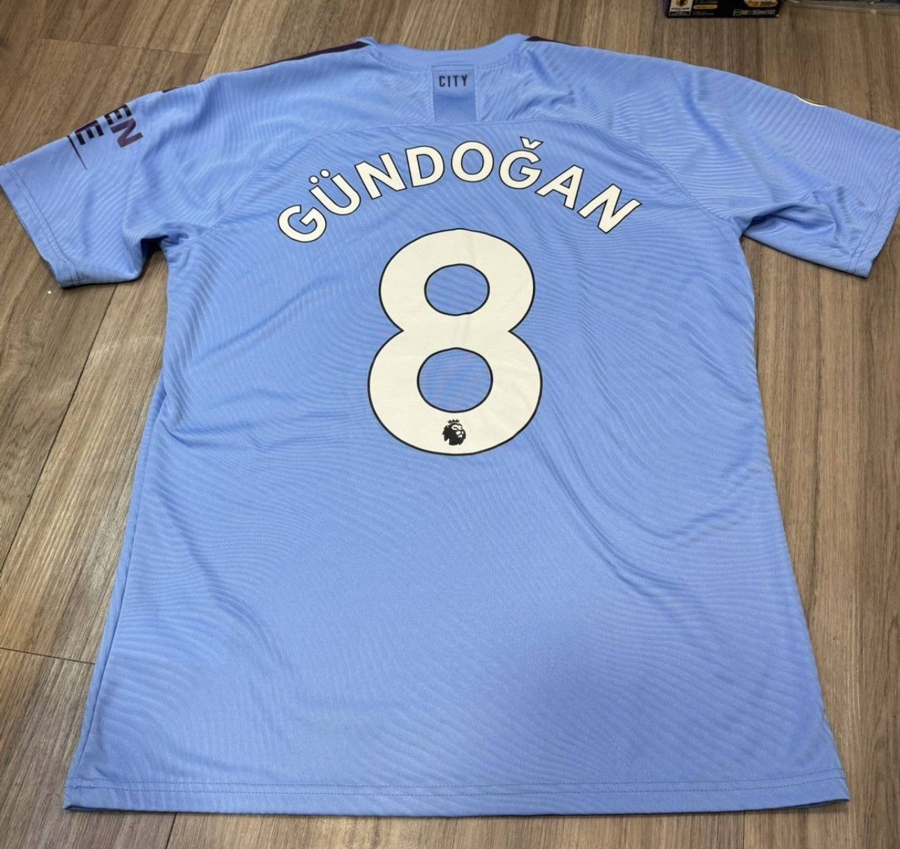 Manchester City 19/20 Match issued home shirt #8 Gundogan