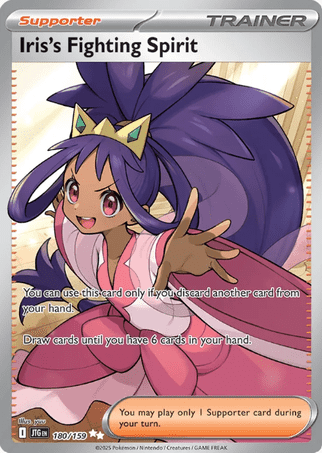 Pokemon TCG Scarlet & Violet—Journey Together - Iris's Fighting Spirit-180/159