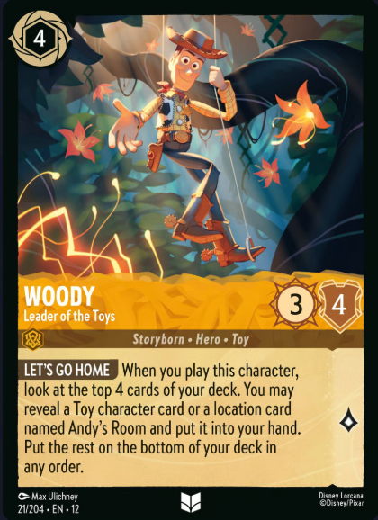 21/204 Woody – Leader of the Toys UC