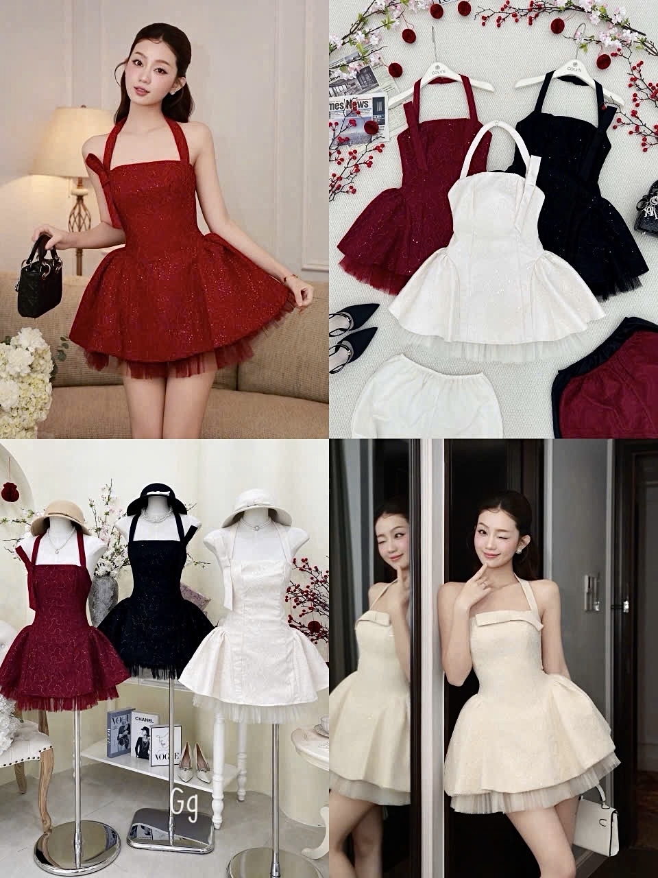 俏皮又有趣的修身A字洋裝