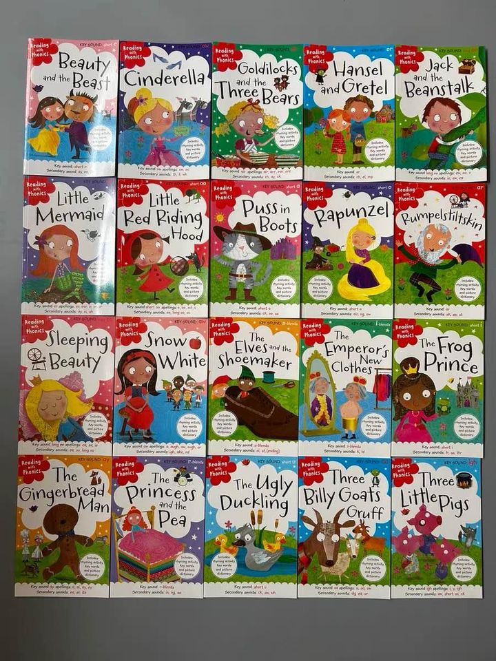 Reading with Phonics 童話自然拼讀｜20 books｜點讀版