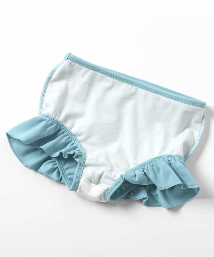 🇯🇵預訂 日本直送🇯🇵Apres les cours兩色多層蕾絲荷葉邊分體泳衣