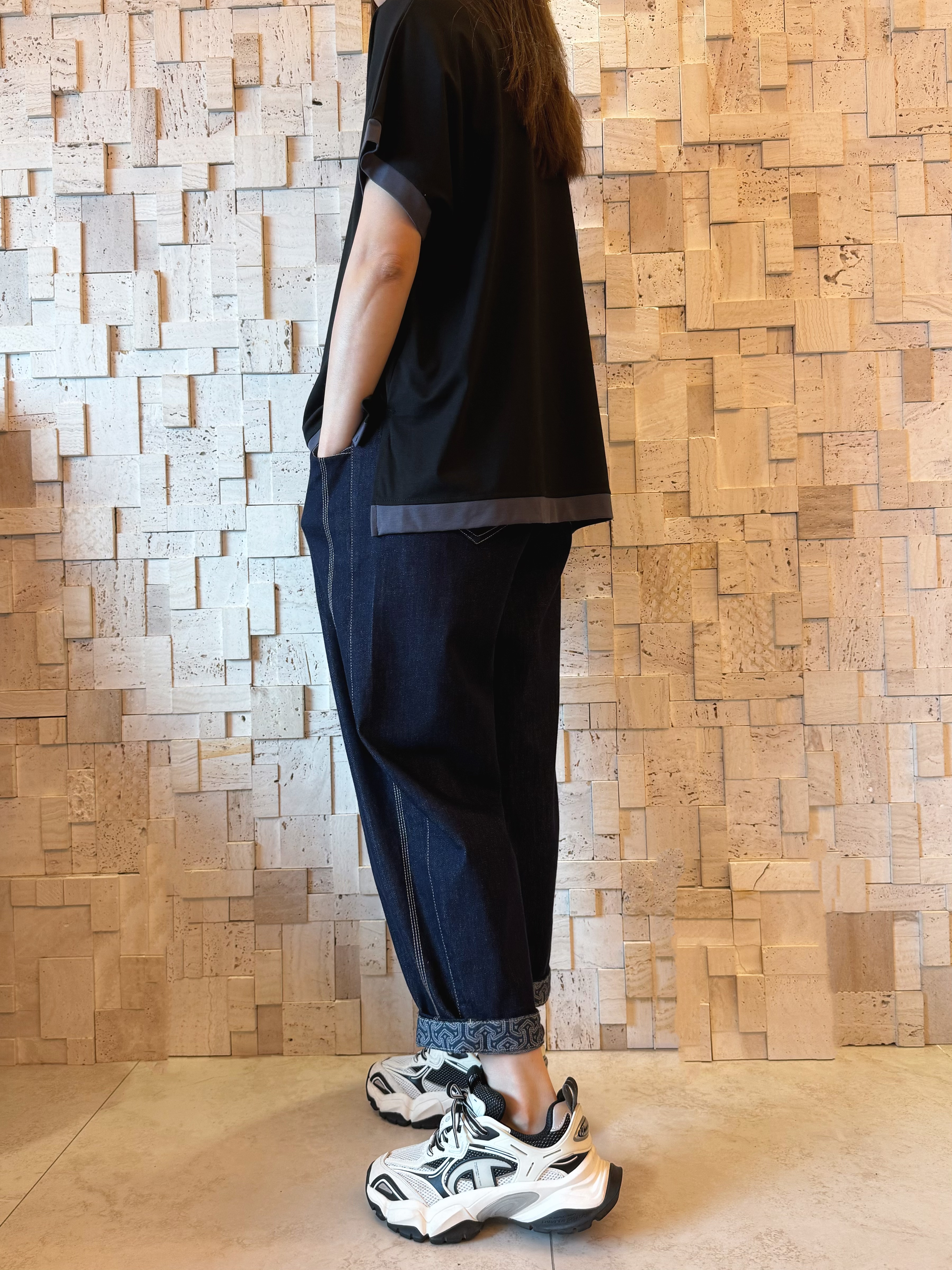 #2094 簡約撞色圓領Top 🔥