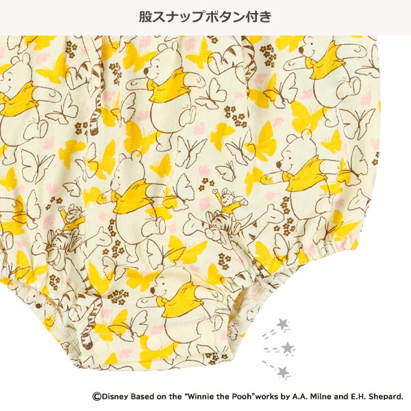 🇯🇵預訂 日本直送🇯🇵Winnie the pooh小熊維尼假兩件短袖包屁衣