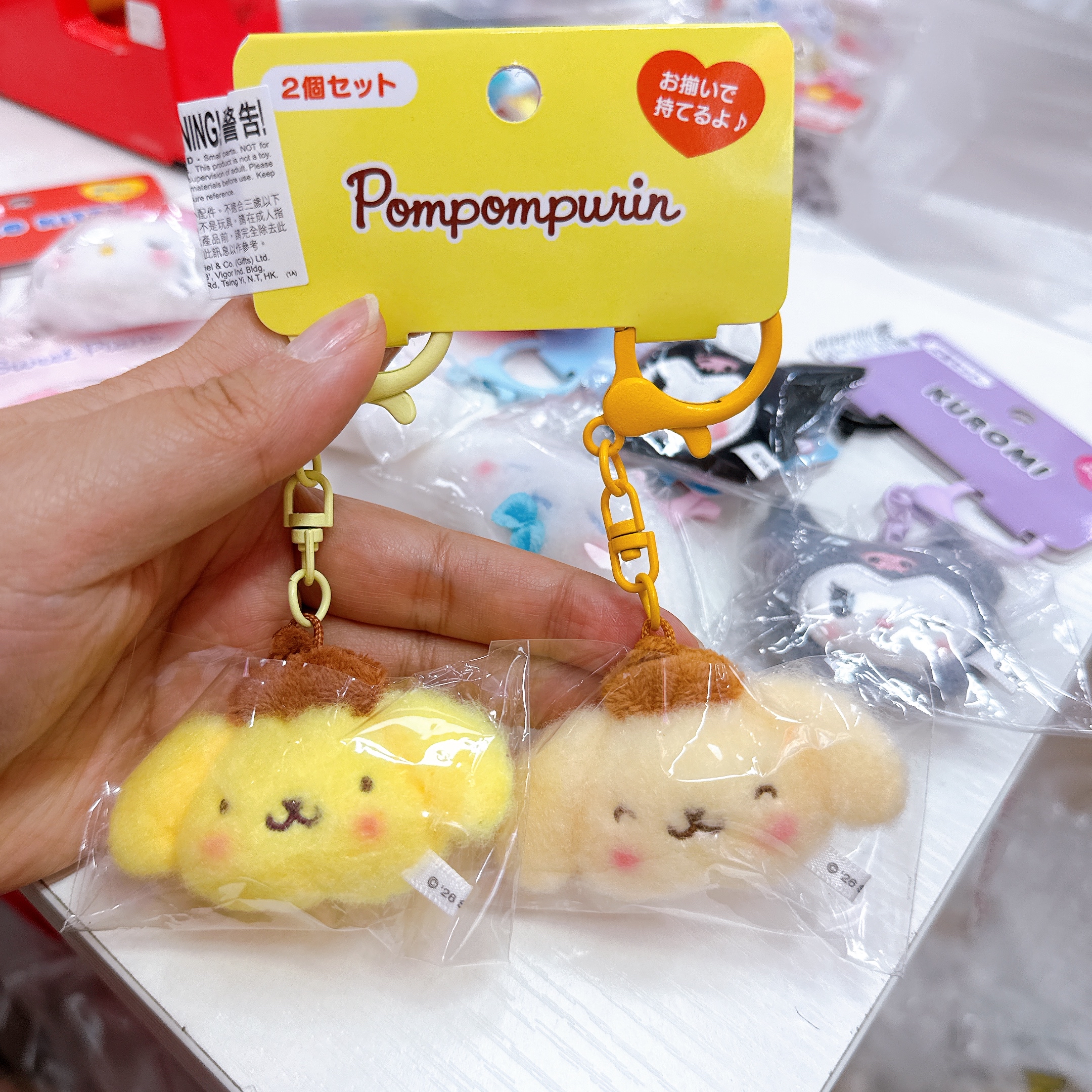 日本直送Sanrio對裝匙扣掛飾