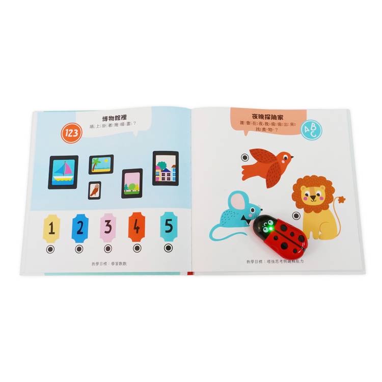京采 小瓢蟲有聲學習樂園：互動問答遊戲盒4+(含遊戲書、小瓢蟲發聲器)