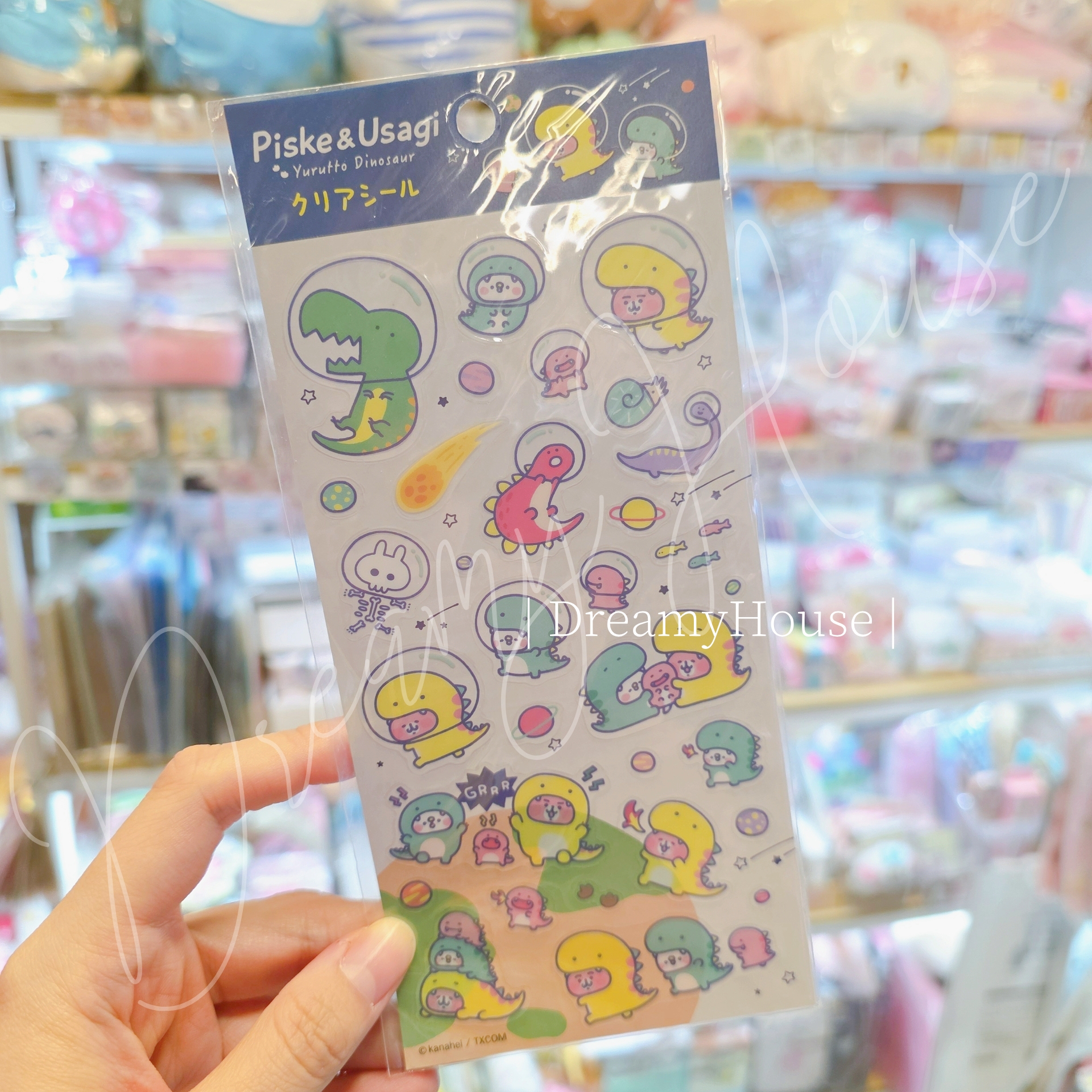 日本 kanahei 🦖Yurutto Dinosaur🦕 貼紙