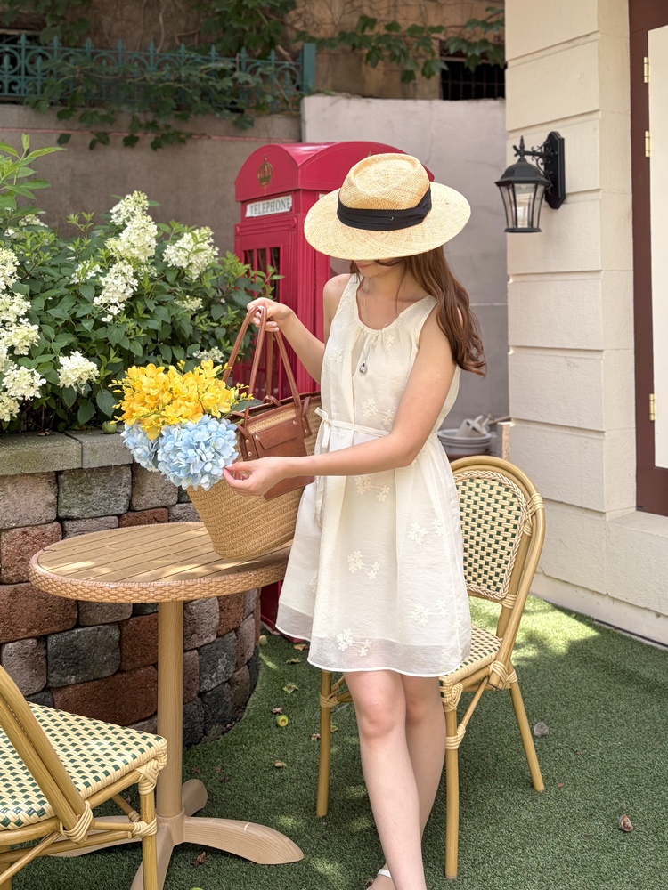 Fleur Embroidered Dress