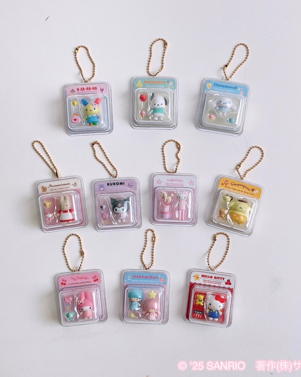 預訂 | Sanrio 迷你公仔展示盒匙扣
