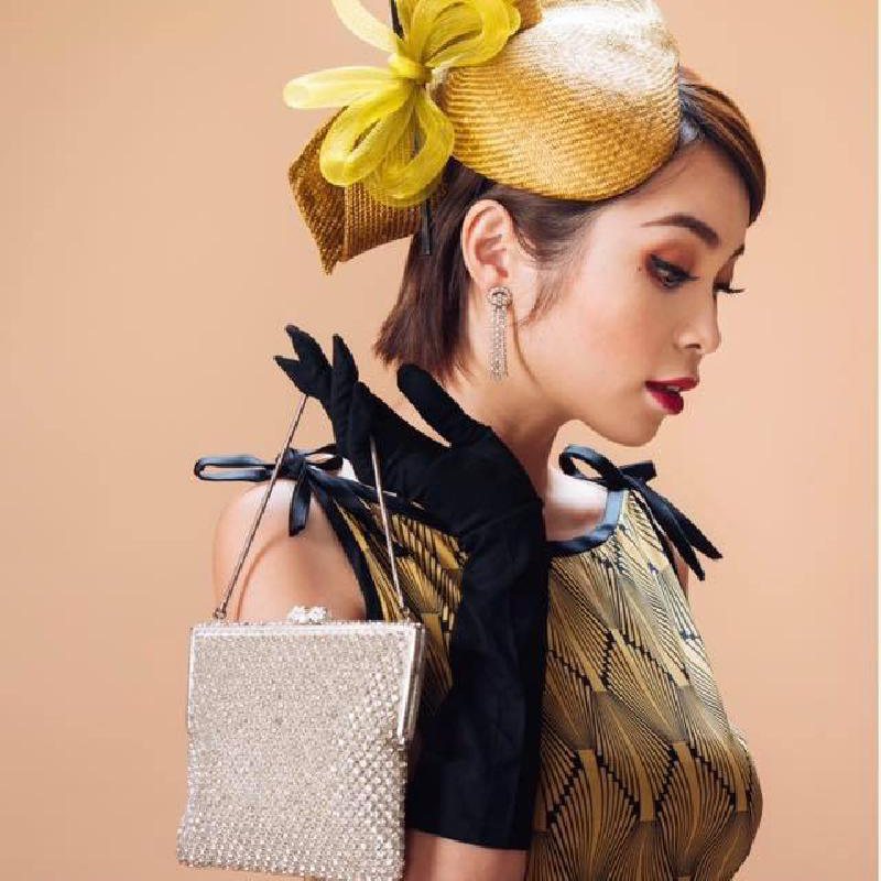 （SOLD OUT） Deco Sabrina Evening Party Dress(FM110)