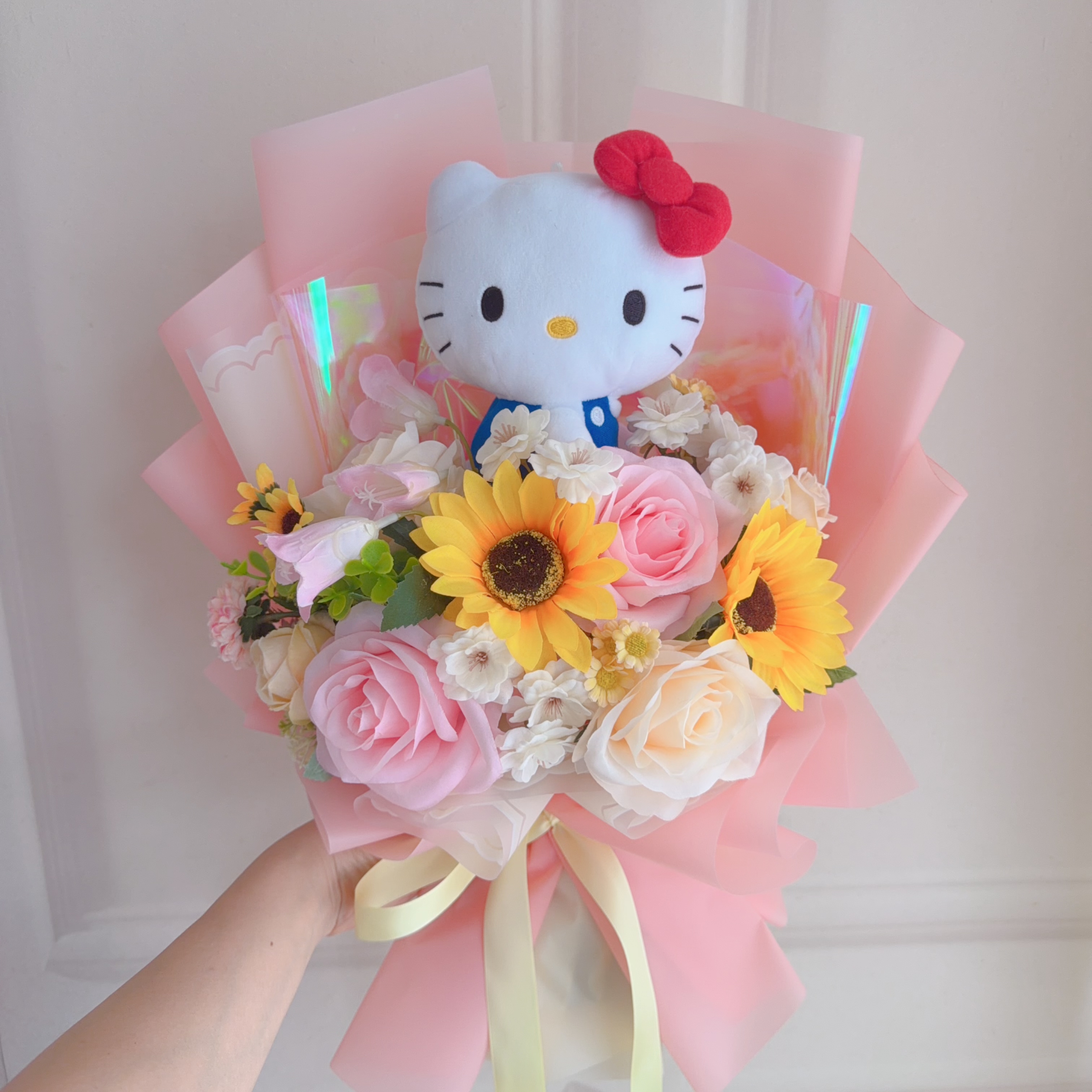 (現貨)kitty公仔花