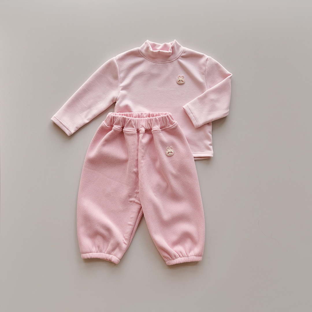 25F/W DTD愛心連連串系列💕-燈芯絨羊羔加絨褲 130