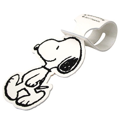 現貨｜Snoopy 日本製 牛皮 行李牌 (米白色 SN0070)