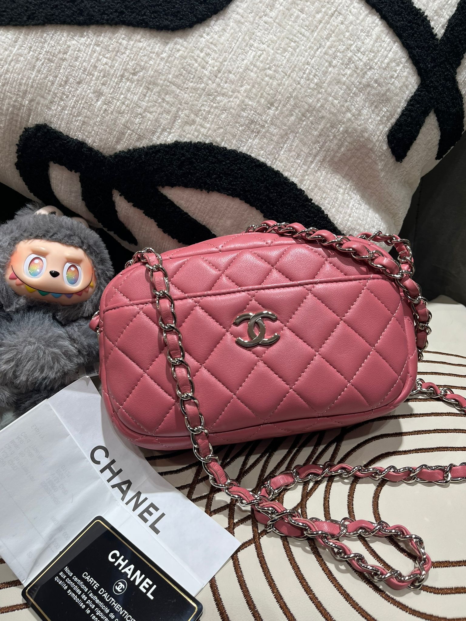 Chanel CC camera bag 100%Authentic,98%new ✅專門店收據✅card✅dust bag ✅box