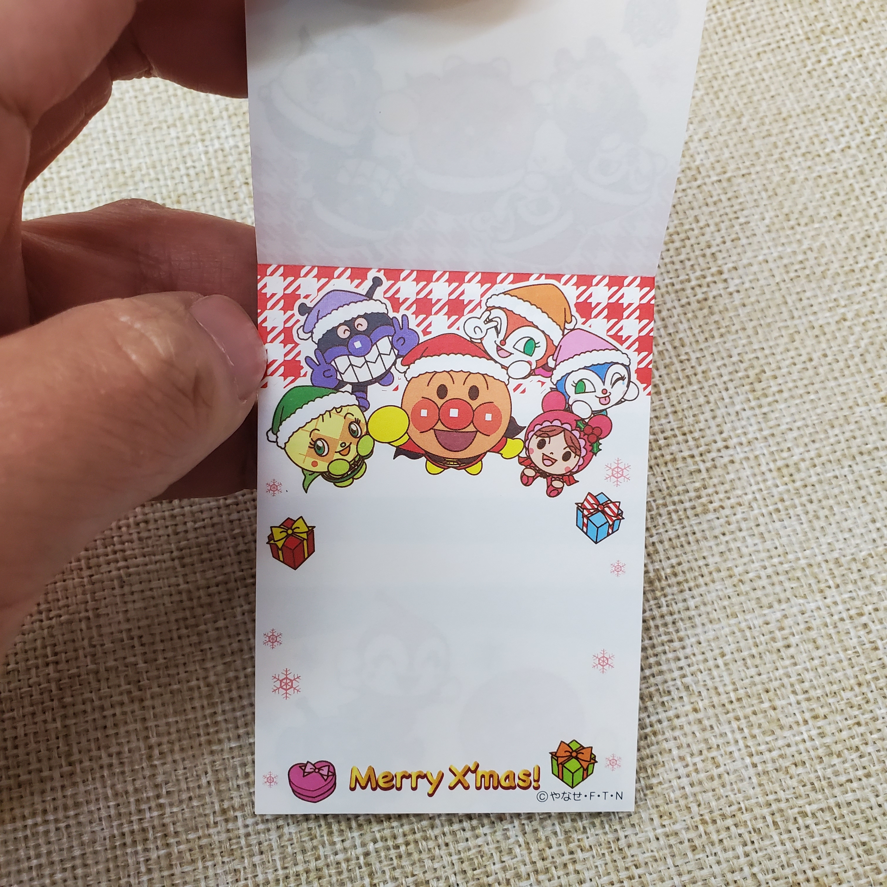 [現貨] [日本直送] 麵包超人 {Mini Memo Pad TF127437}